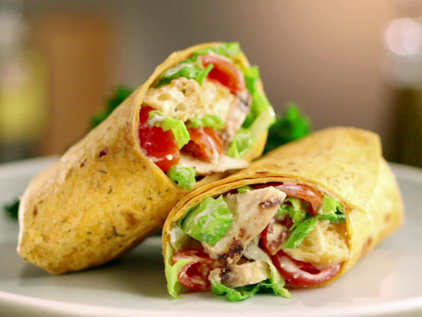 spicy chicken wrap
