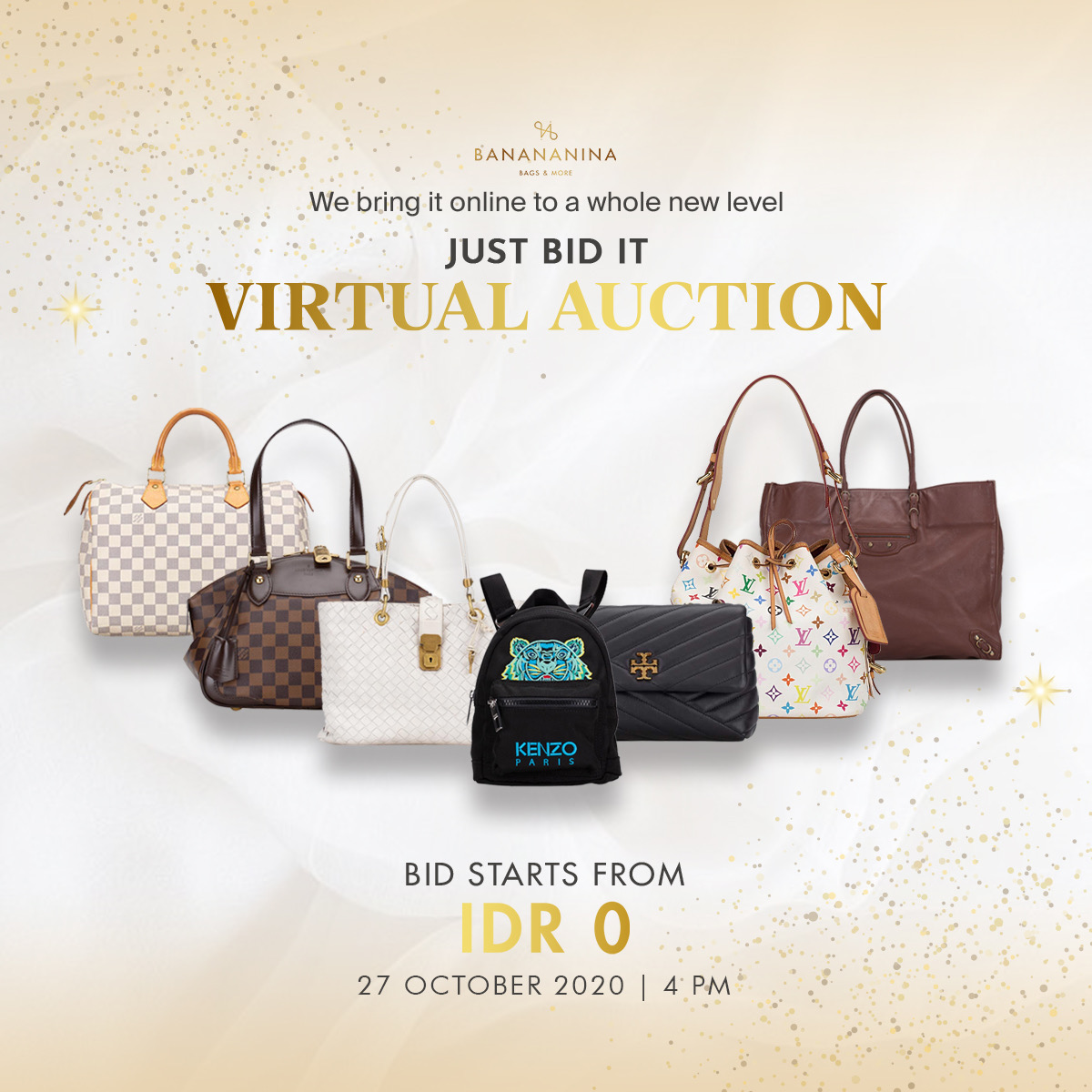 Review Produk : Banananina Virtual Auction, 27 Oktober 2020