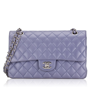 Chanel Purple Caviar Quilted Incognito Extra Mini Coco Handle Flap Bag